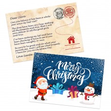 Frosty Santa Postcards