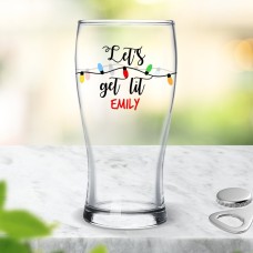 Get Lit Standard Beer Glass