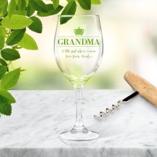 Grandma Wine Glass