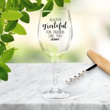 Grateful Wine Glass