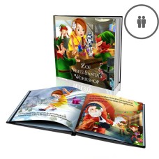 "Visits Santa's Workshop" Personalised Story Book