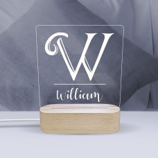 Initial Personalised Night Light