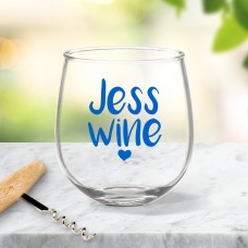 Jess Stemless Wine Glass