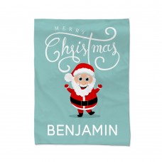 Jolly Santa Blanket