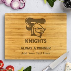 Knights NRL Bamboo Cutting Board