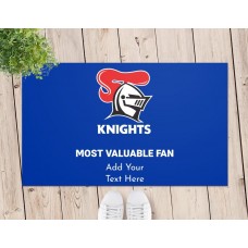 NRL Knights Door Mat