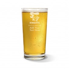 NRL Knights Pint Glass