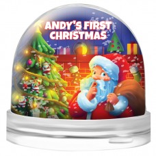 First Christmas Snow Globe