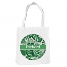 Leaves White Tote Bag