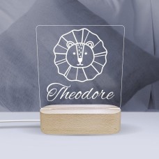 Lion Personalised Night Light