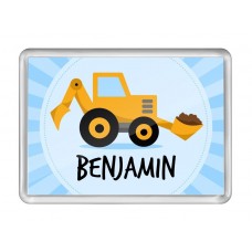 Yellow Digger Fridge Magnet