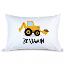 Yellow Digger Pillow Case