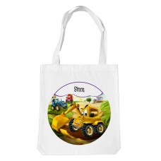 Little Digger White Tote Bag