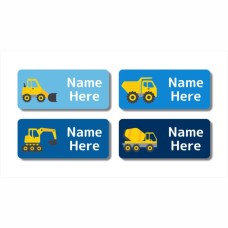 Little Digger Rectangle Name Label