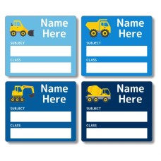 Little Digger School Book Labels