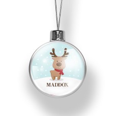 Little Reindeer Christmas Bauble
