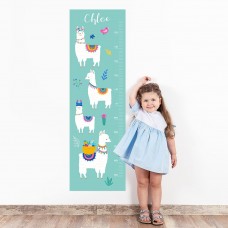 Llama Wall Decal Height Chart