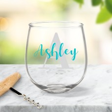 Monogram Stemless Wine Glass