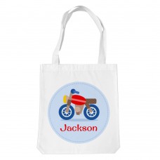 Motorbike White Tote Bag