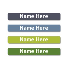 Natural Mini Name Label