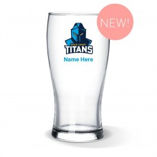 NRL Titans Standard Beer Glass