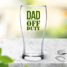 Off Duty Standard Beer Glass