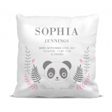 Panda Birth Cushion Cover