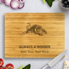 Panthers NRL Bamboo Cutting Board