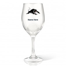 NRL Panthers Wine Glass