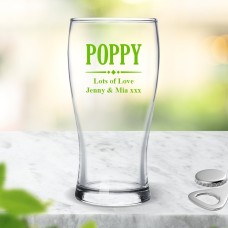 Poppy Standard Beer Glass