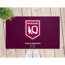 State of Origin QLD Door Mat