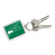 NRL Rabbitohs Keyring