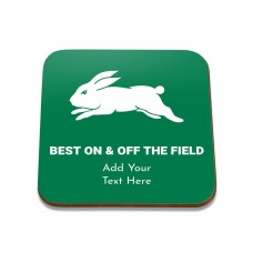 NRL Rabbitohs Square Coaster