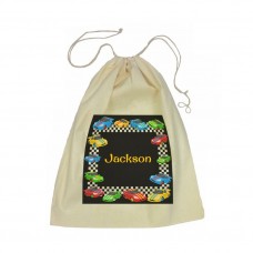 Race Cars Drawstring Bag