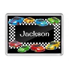 Race Cars Fridge Magnet