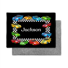 Race Cars Linen Placemats