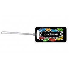 Race Cars Bag Tag