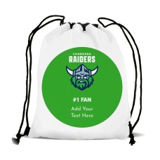 NRL Raiders Drawstring Sports Bag