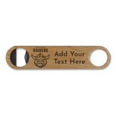 NRL Raiders Wooden Bottle Opener