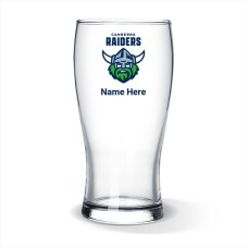 NRL Raiders Standard Beer Glass