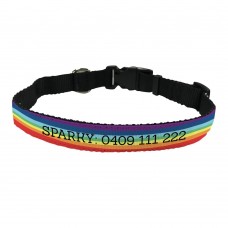 Rainbow Pet Collar