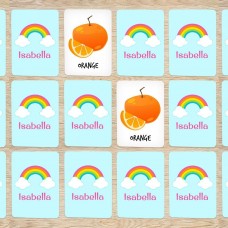 Rainbow Memory Cards