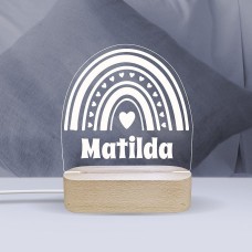 Rainbow Personalised Night Light