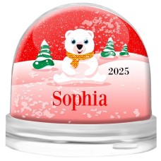 Red Snow Globe