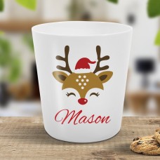 Reindeer Face Kids Cup