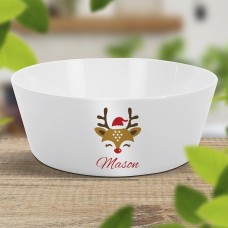 Reindeer Face Kids' Bowl