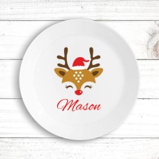 Reindeer Face Kids' Plate