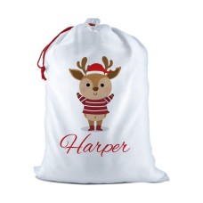 Reindeer Santa Sack