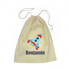 Rocket Drawstring Bag