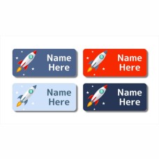 Rocket Rectangle Name Label